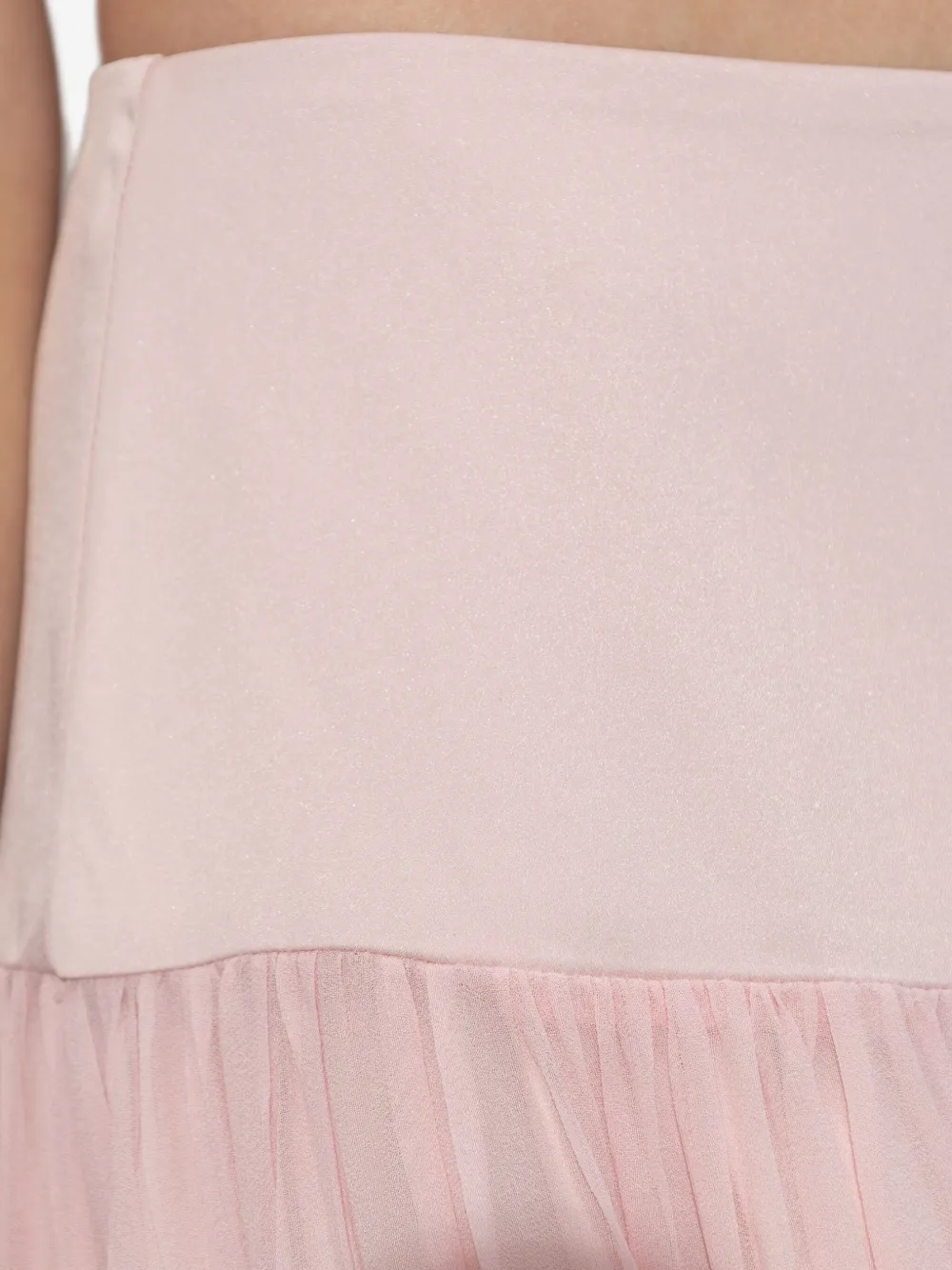 Posse Solene Gathered Maxi Skirt In Pink