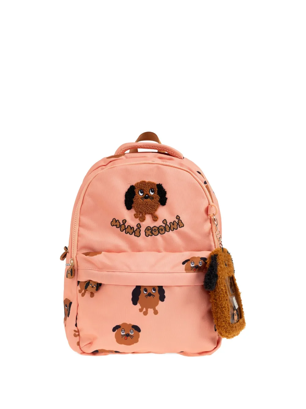 Mini Rodini Doggies appliqué backpack - Rosa