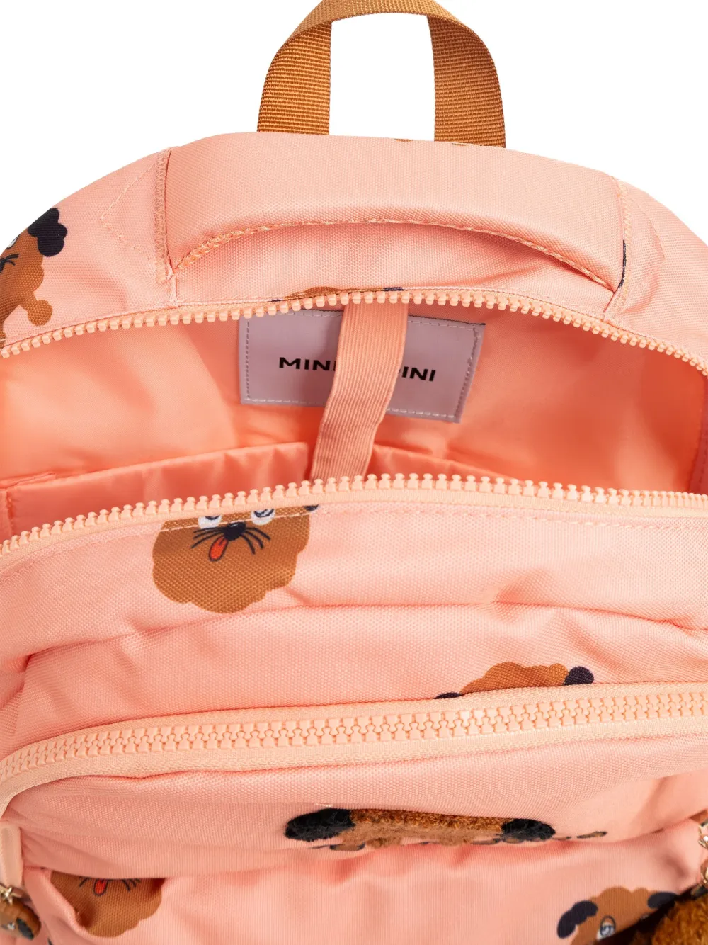 Mini Rodini Doggies rugzak met applicatie Roze