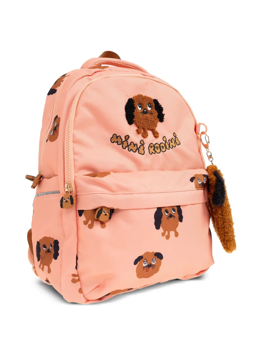 Mini Rodini Doggies rugzak met applicatie Roze