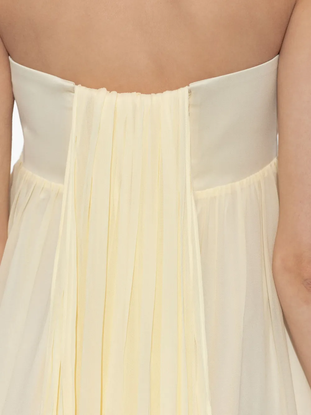 Posse Solene Strapless Maxi Dress In Multi