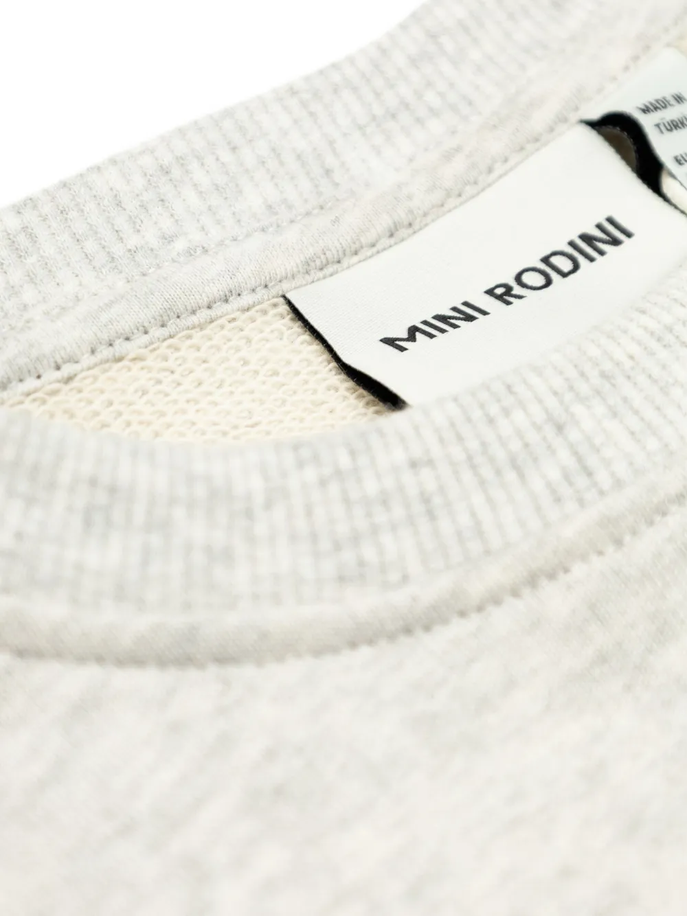 Mini Rodini Top met grafische afwerking Grijs