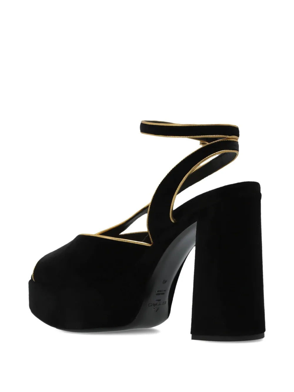 ETRO 140 mm sandalen met hak Zwart