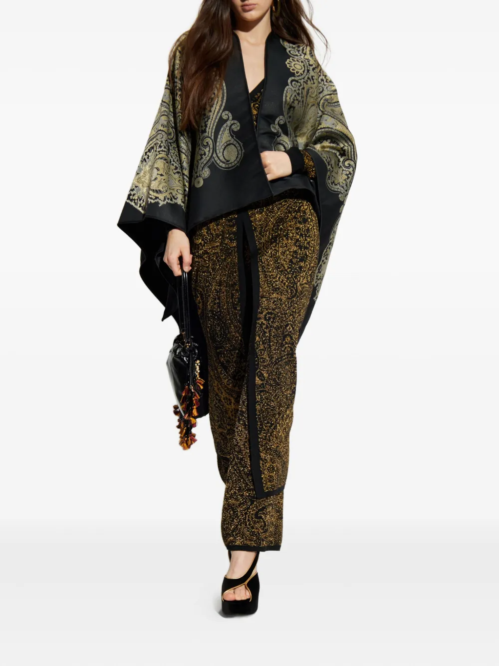 ETRO paisley-pattern wool jacket | Capes | Image 2
