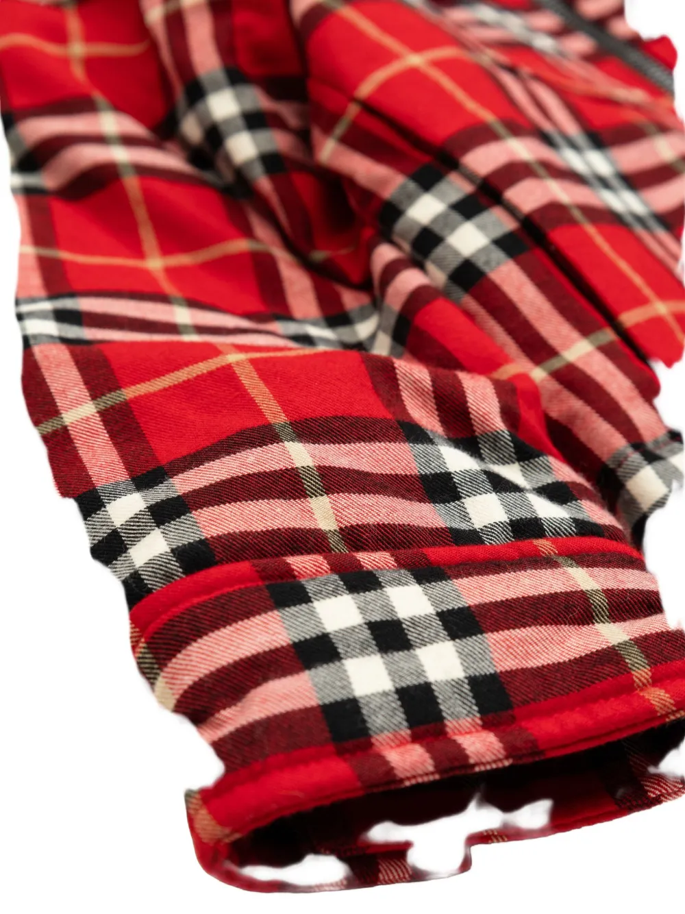 Burberry Check Hooded Jacket In Multi