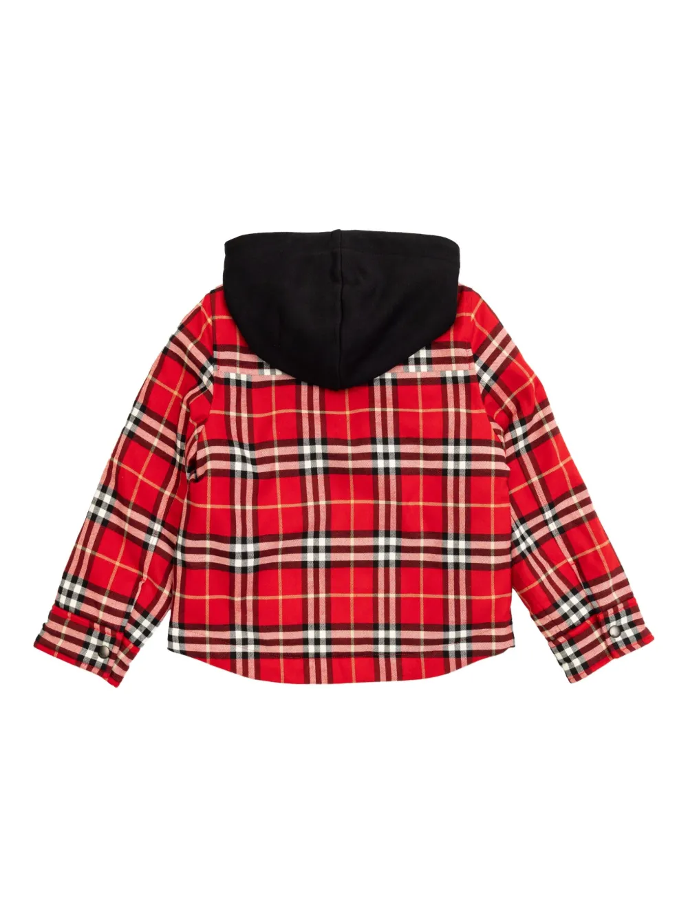 Burberry Kids check-pattern hooded jacket | Girls Padded Jackets | Image 2