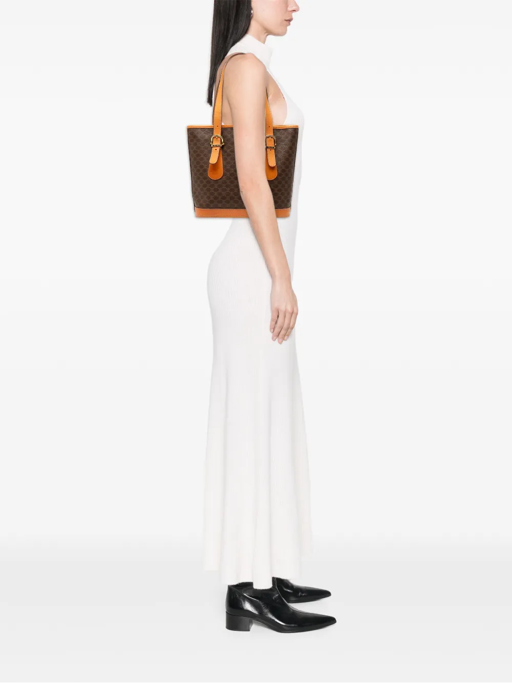 Celine Pre-Owned 1992 Macadam Coated Canvas shoulder bag | Pre-Owned | Image 2