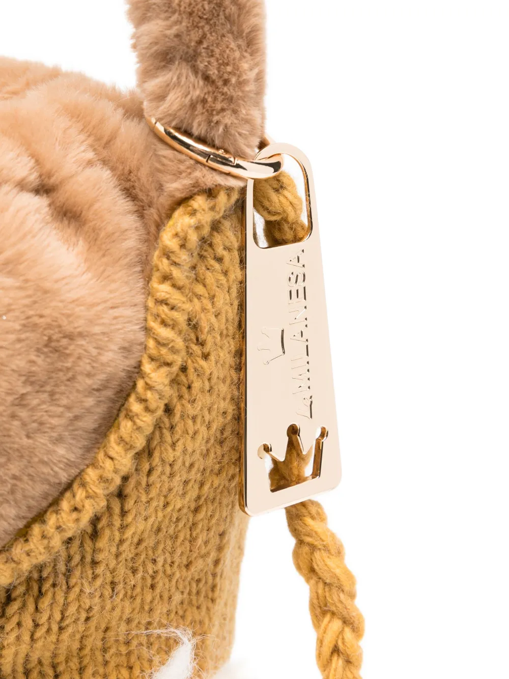 La Milanesa Vicky Leone Shouder Bag In Brown