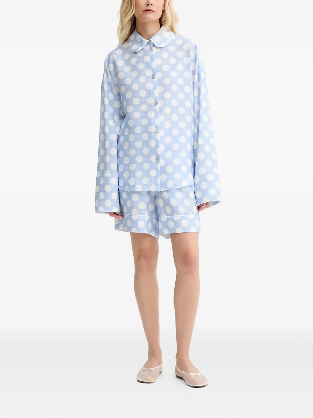 Sleeper ensemble chemise-short à pois | Chemises | Image 2