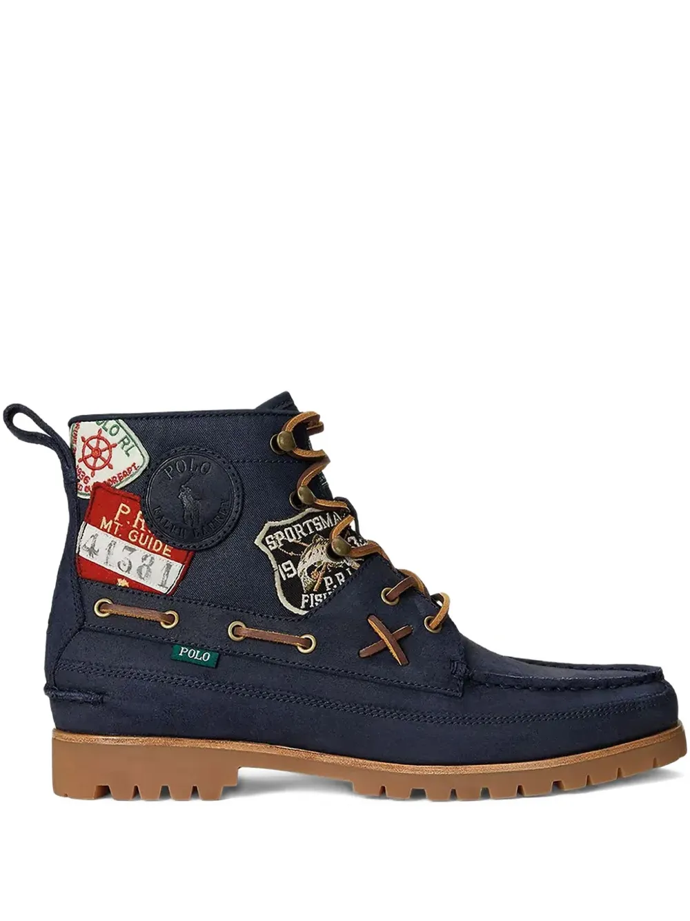 Polo Ralph Lauren Ranger レースアップブーツ - ブルー Polo Ralph Lauren Ranger レースアップブーツ - ブルー