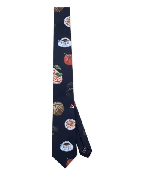 Les Deux printed table tie