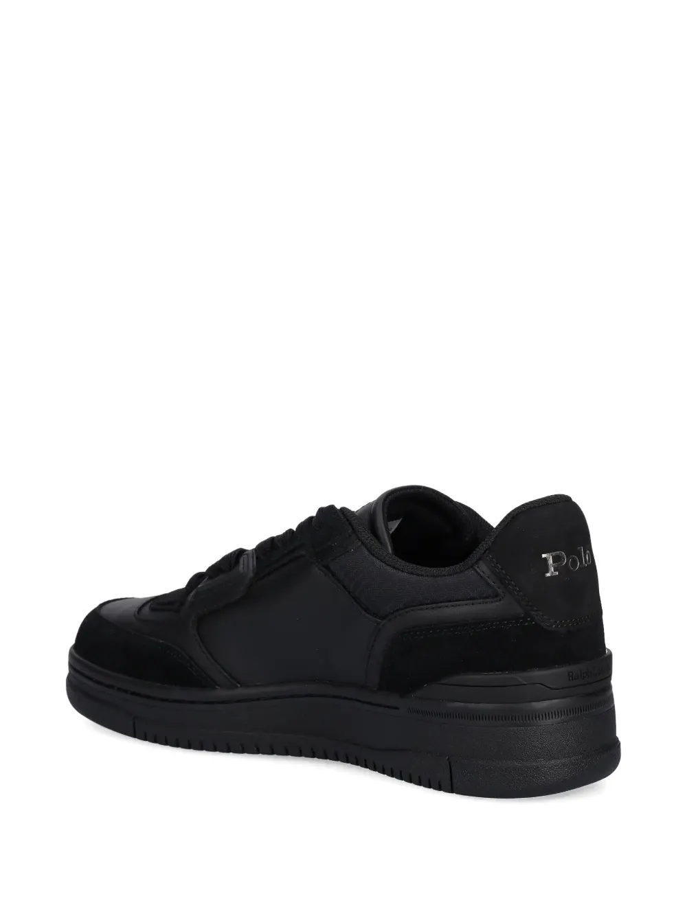 Polo Ralph Lauren Sneakers met logo Zwart