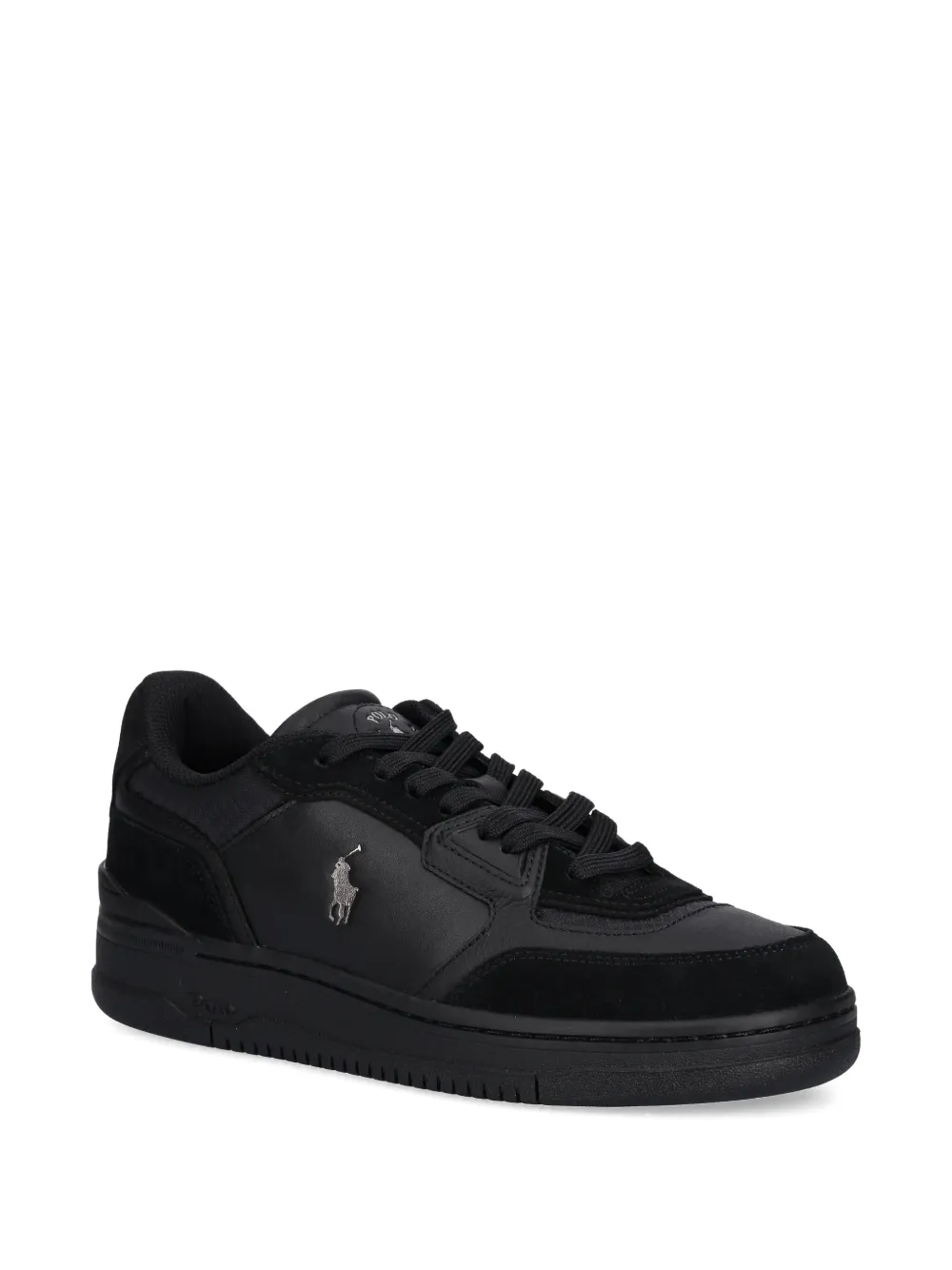 Polo Ralph Lauren Sneakers met logo Zwart
