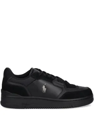 Polo Ralph Lauren Train 89 Sneakers | Black | FARFETCH