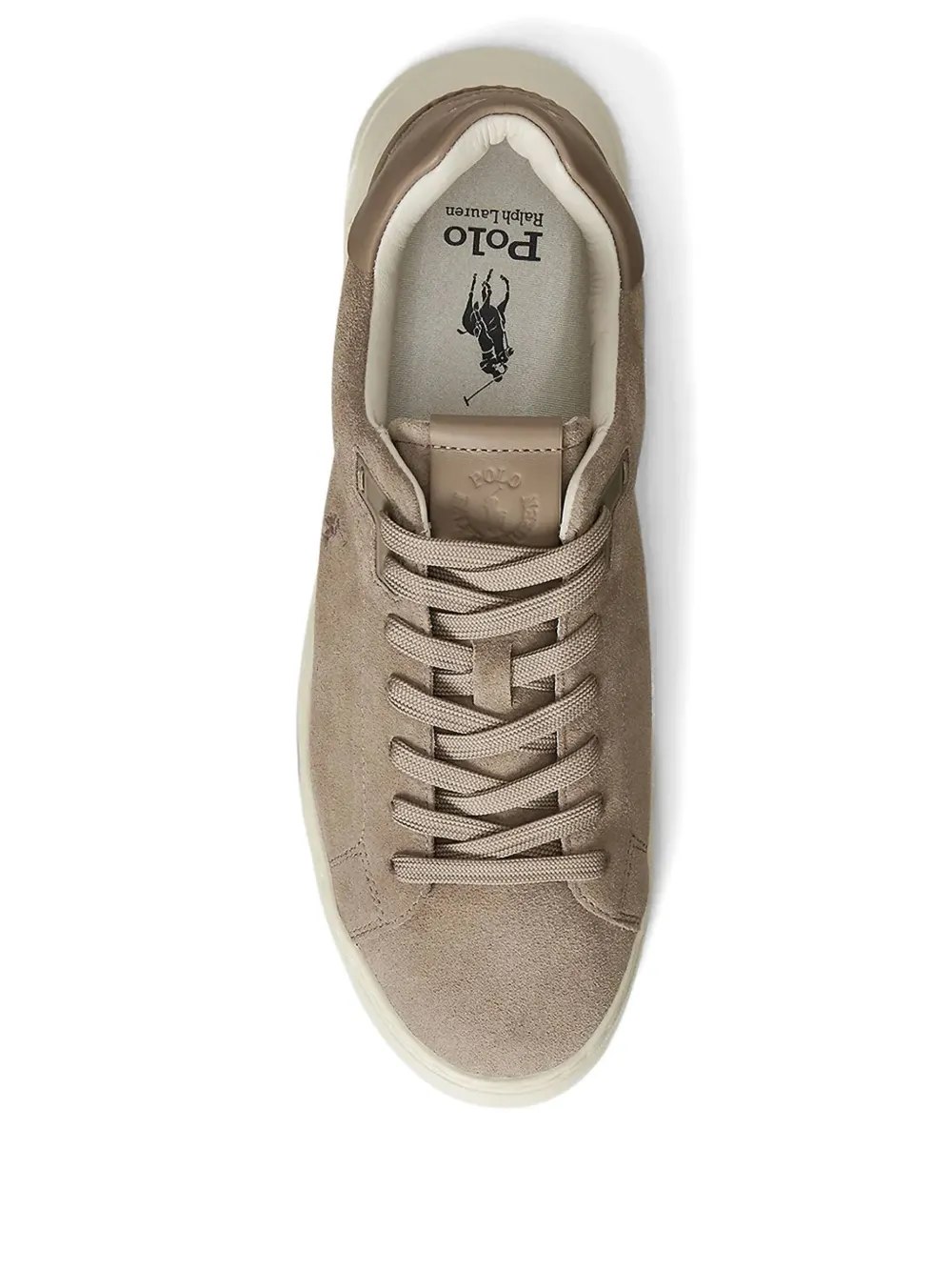 Polo Ralph Lauren Sneakers met logodetail Beige