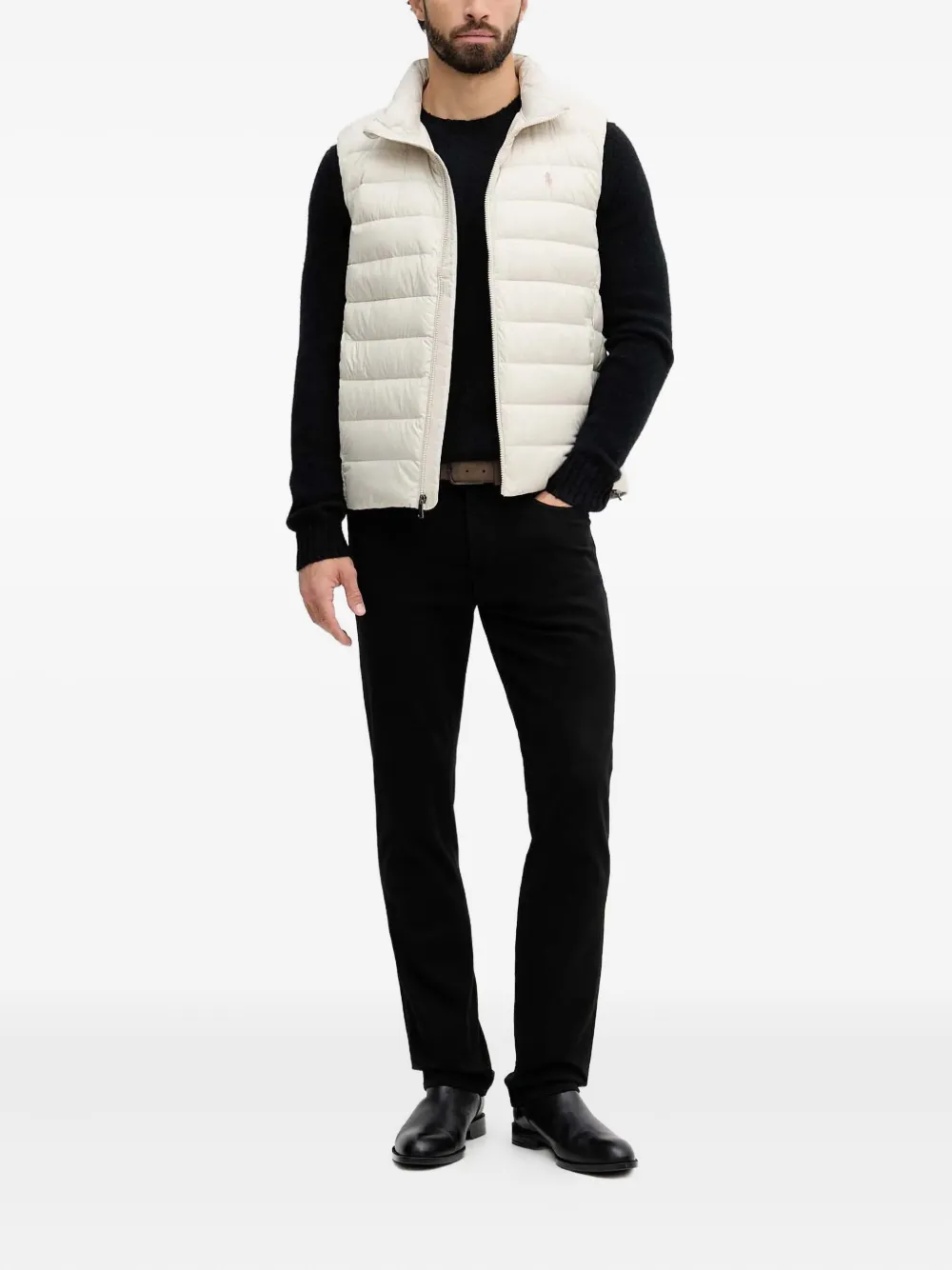 Polo Ralph Lauren Jeans met logodetail Zwart