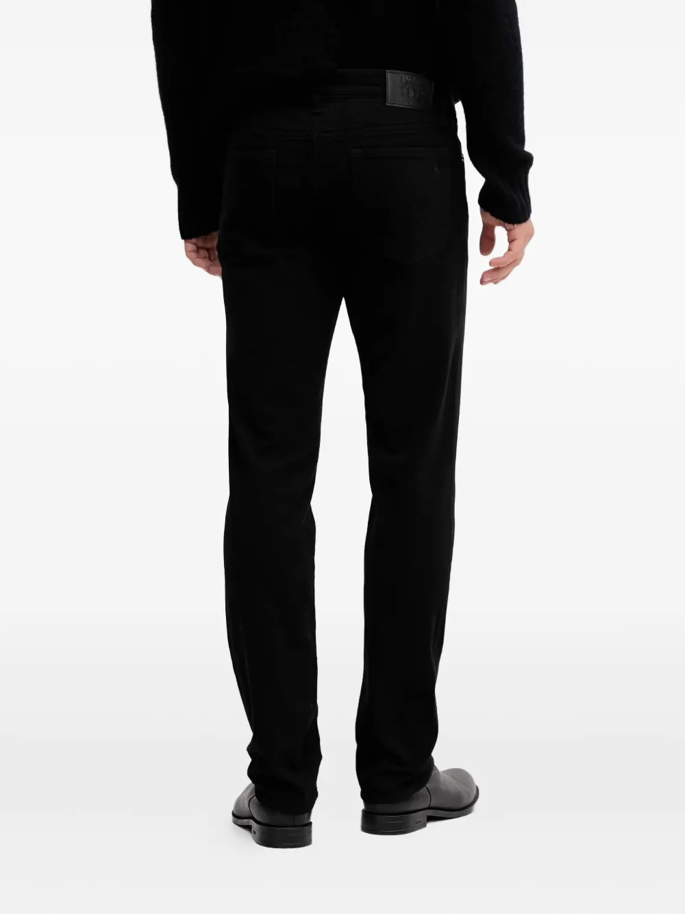 Polo Ralph Lauren Jeans met logodetail Zwart