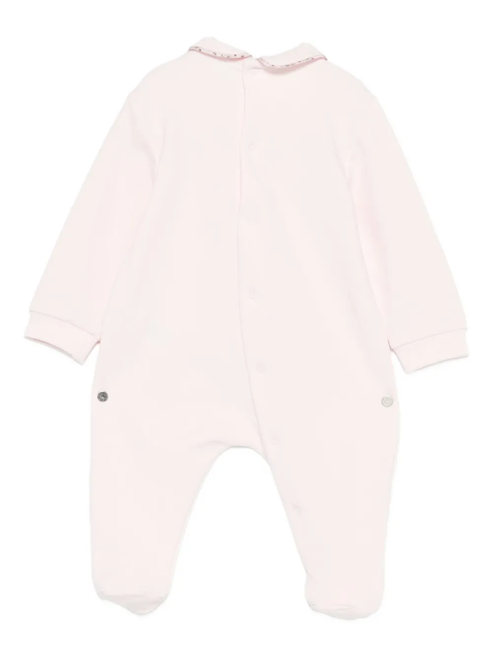 Il Gufo embroidered logo babywear - Roze