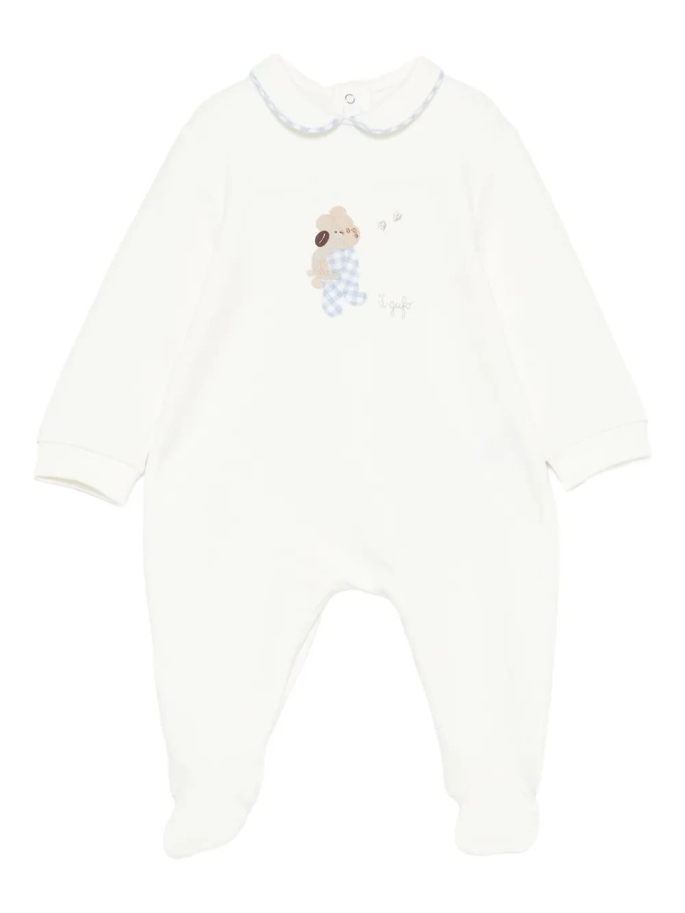 Il Gufo peter pan collar babywear - ホワイト Il Gufo peter pan collar babywear - ホワイト
