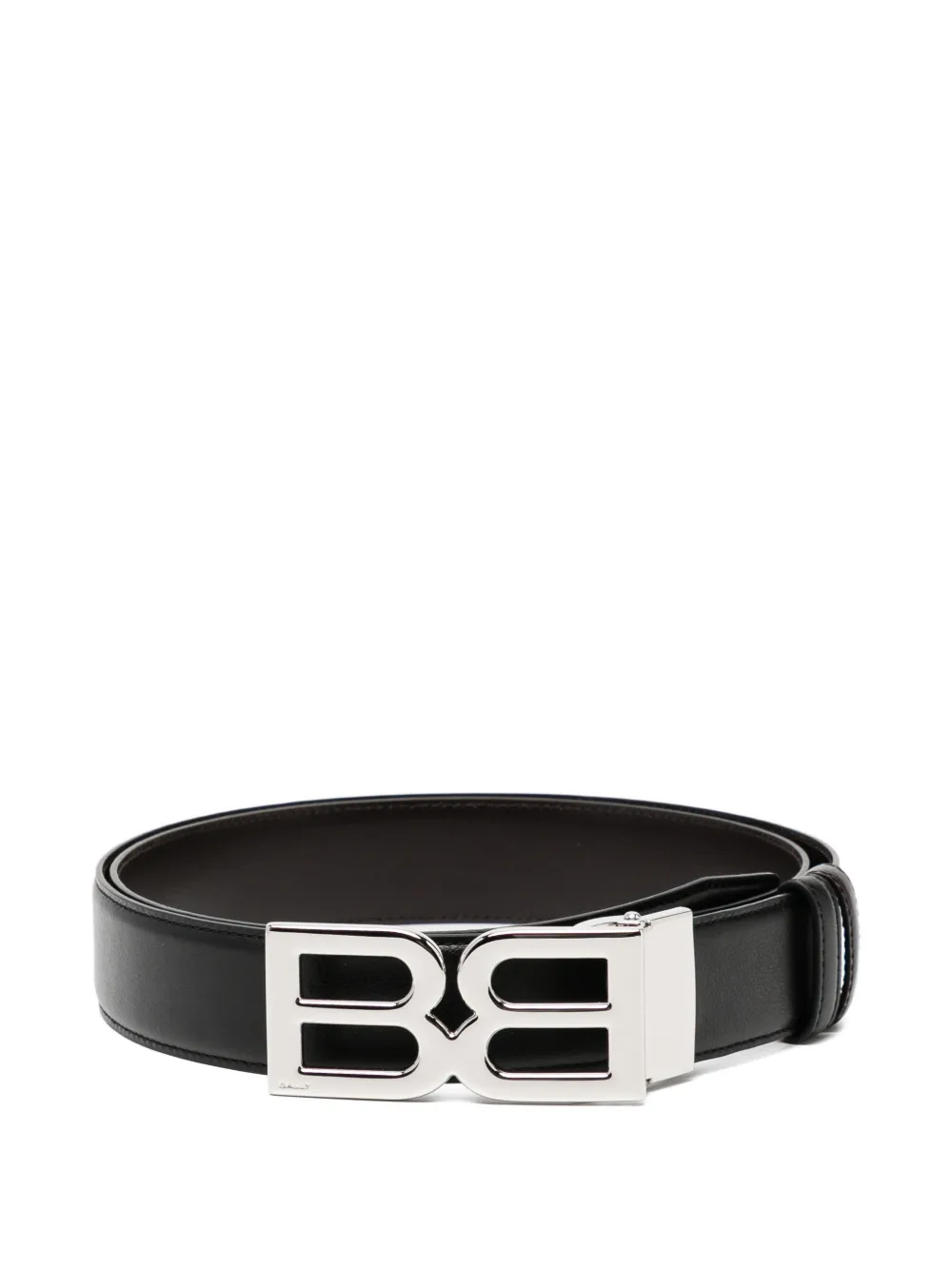 Bally Logo Buckle Belt In Black