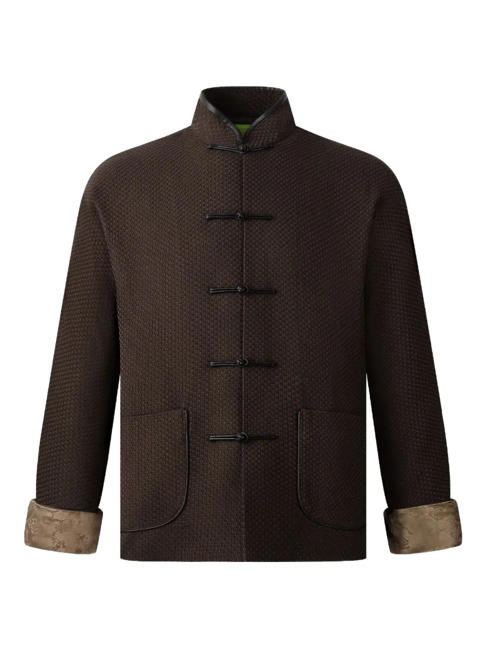 Shanghai Tang frog-button jacket | Brown | Image 1