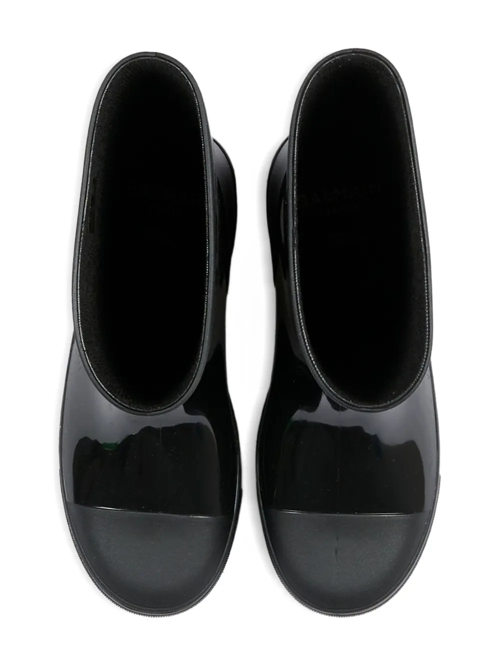 Balmain Kids Regenlaarzen met logopatroon Zwart