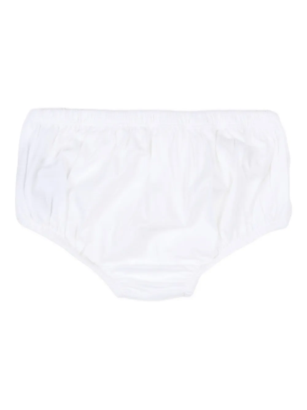 Balmain Long-sleeve Cotton Dress In White