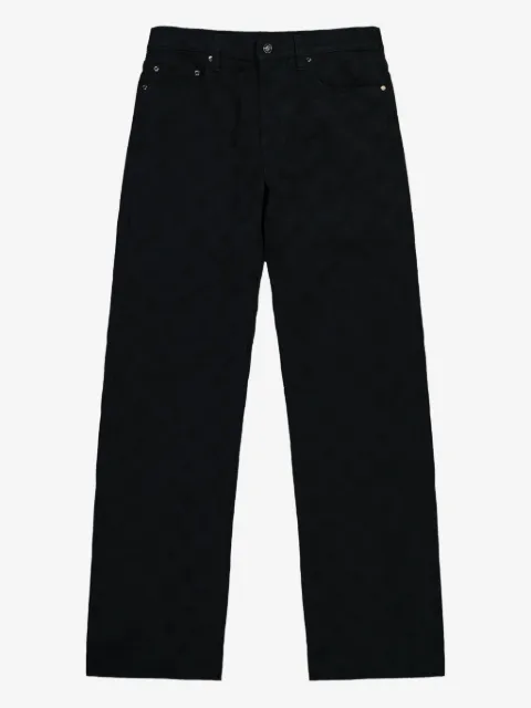 Casablanca logo-patch five-pocket jeans 