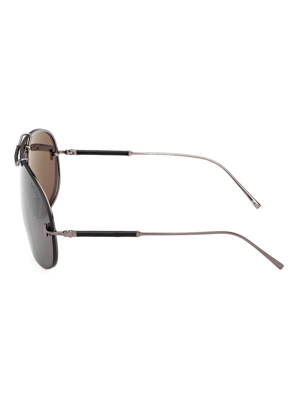 TOM FORD Eyewear Browline zonnebril Zwart