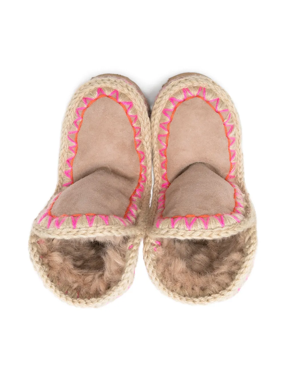 Mou Kids Eskimo laarzen met stiksels Beige