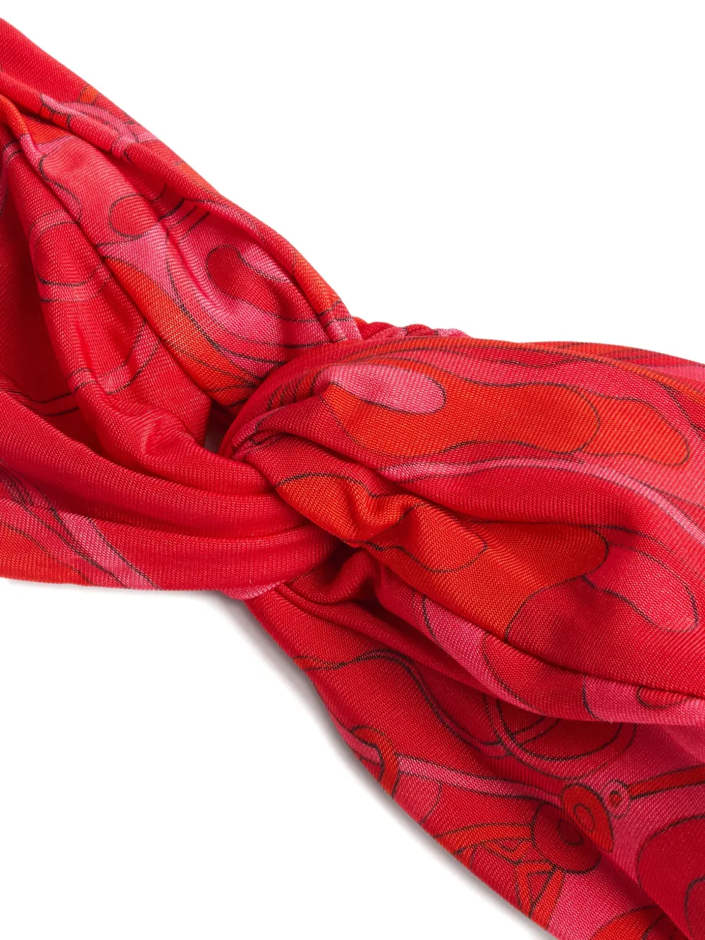 Pucci Junior Orchidee-print Headband In Multi