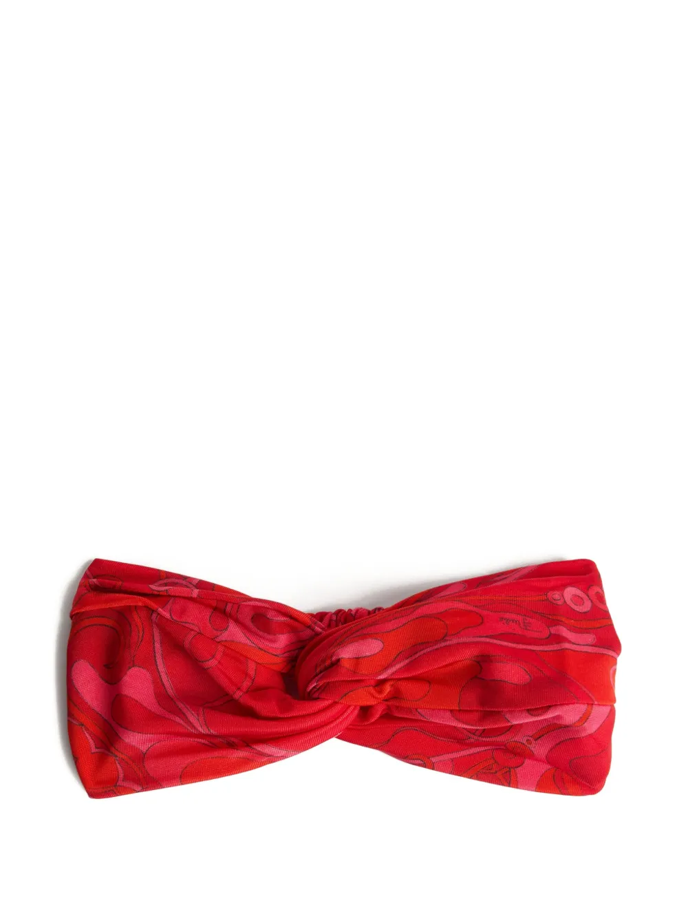 PUCCI Junior Orchidee-print headband | Red | Image 1