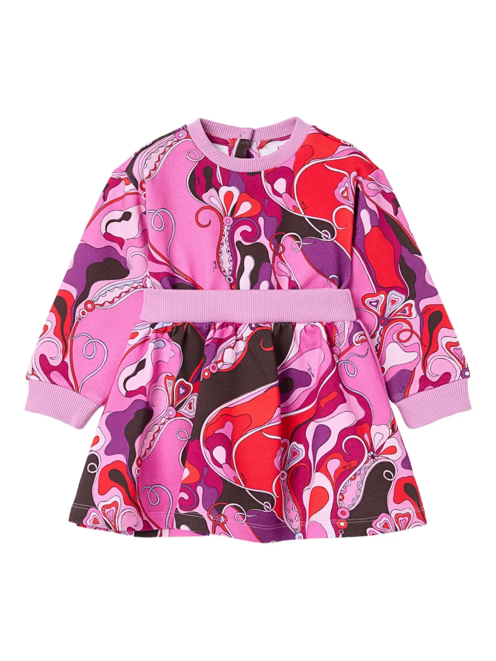 PUCCI Junior robe à imprimé Orchidée | rose | Image 1