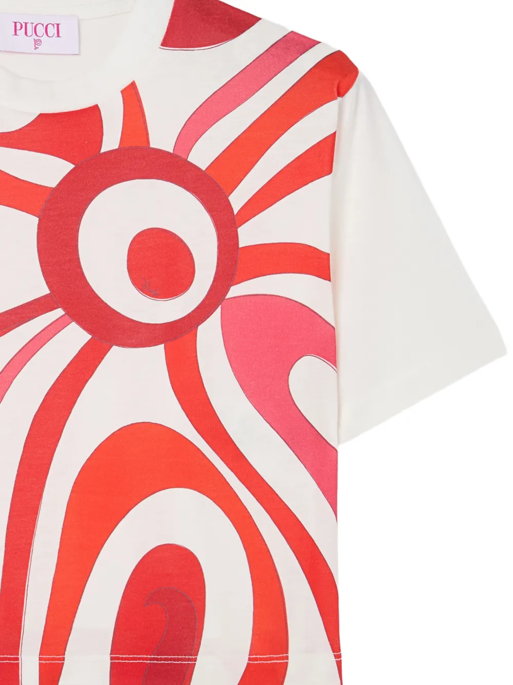 Pucci Junior Short-sleeves T-shirt In White
