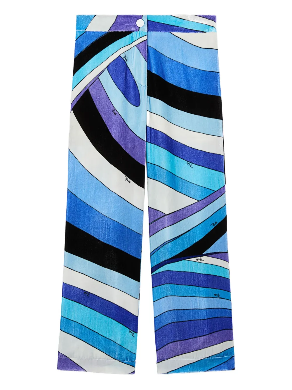 Pucci Junior Iride-print Trousers In Multi