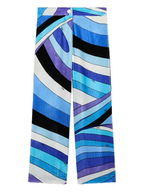 PUCCI Junior iride-print trousers