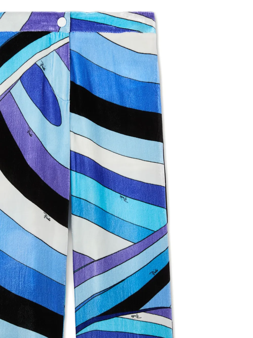 Pucci Junior Iride-print Trousers In Multi