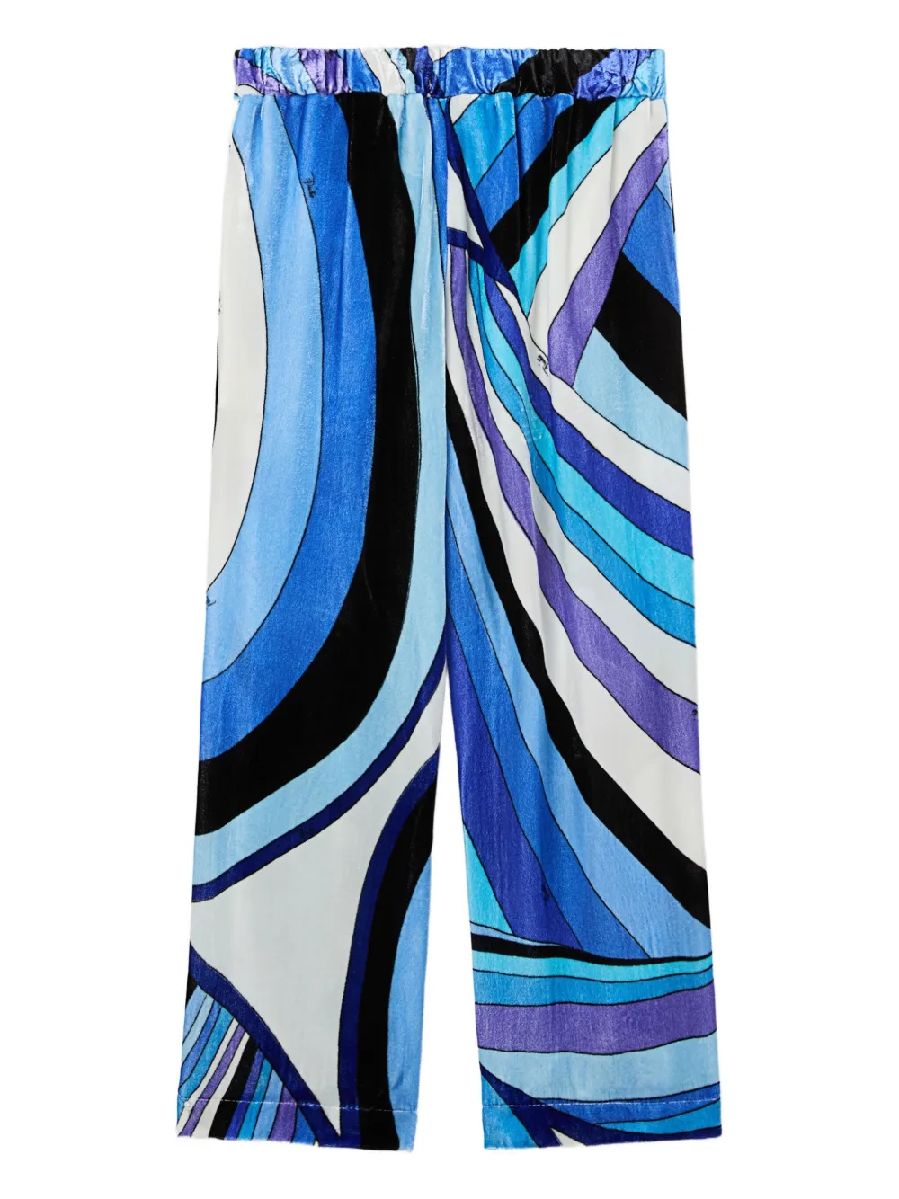 Pucci Junior Iride-print Trousers In Multi