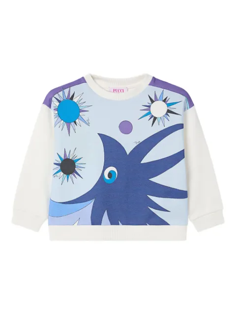 PUCCI Junior Stellaプリント セーター