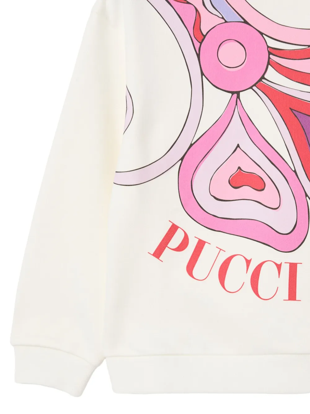 PUCCI Junior Trui met print Wit