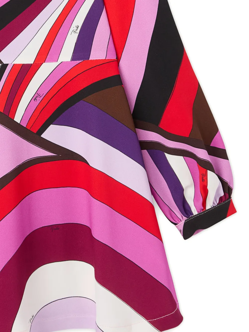 PUCCI Junior Jurk met iride-print Roze
