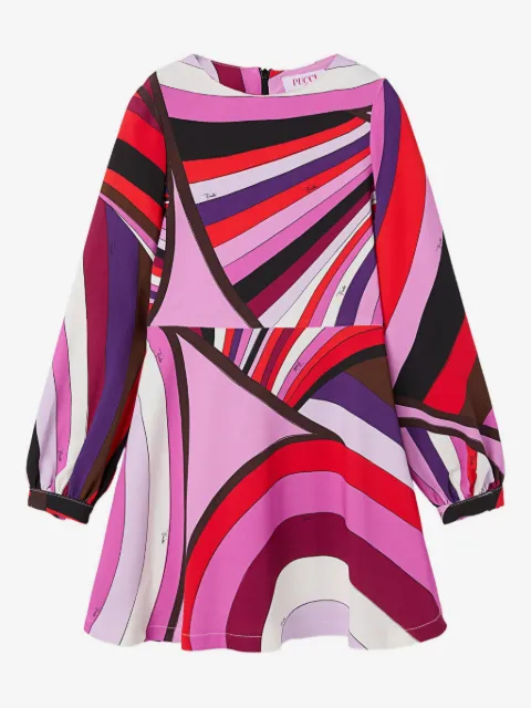 PUCCI Junior Kleid mit Iride-Print