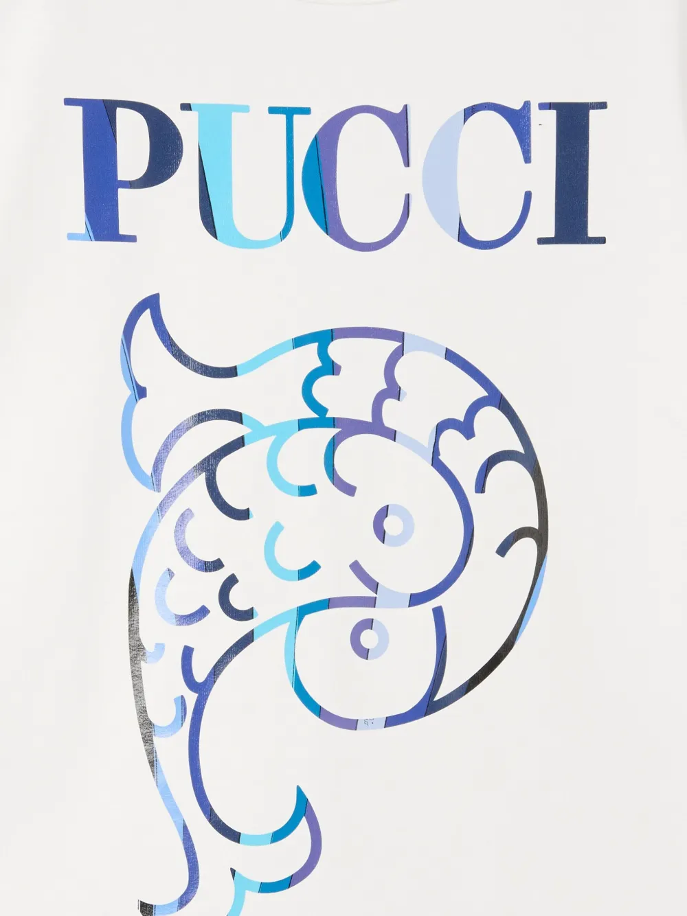 PUCCI Junior T-shirt met logoprint Wit