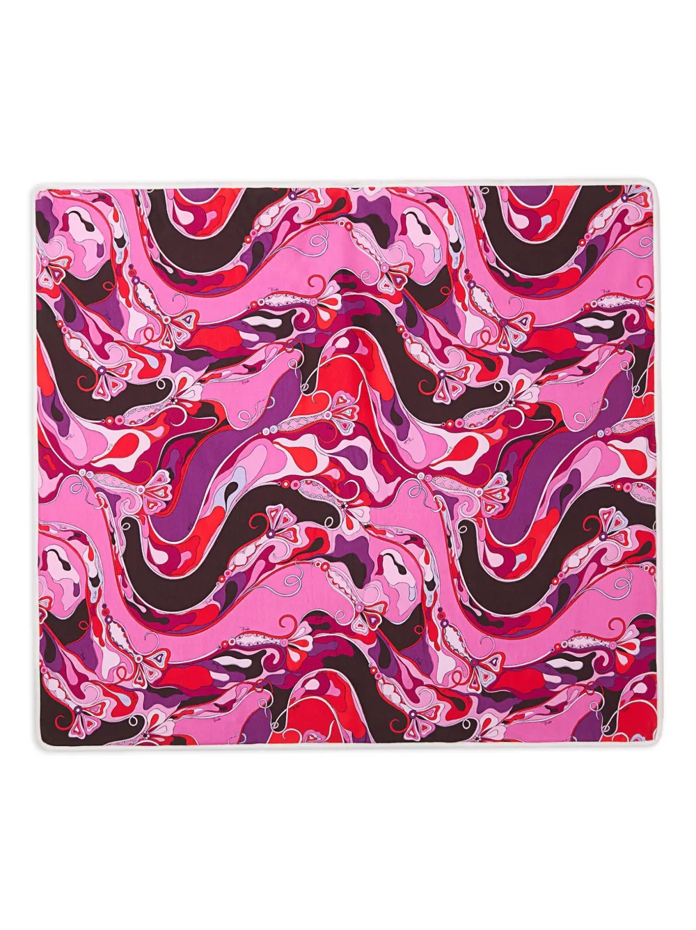PUCCI Junior Orchidee-print blanket | Pink | Image 1