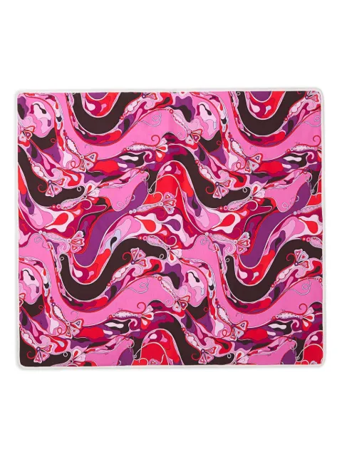 PUCCI Junior Orchidee-print blanket