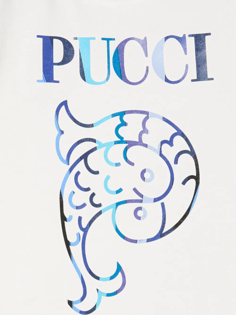 Pucci Junior Graphic-print T-shirt In White