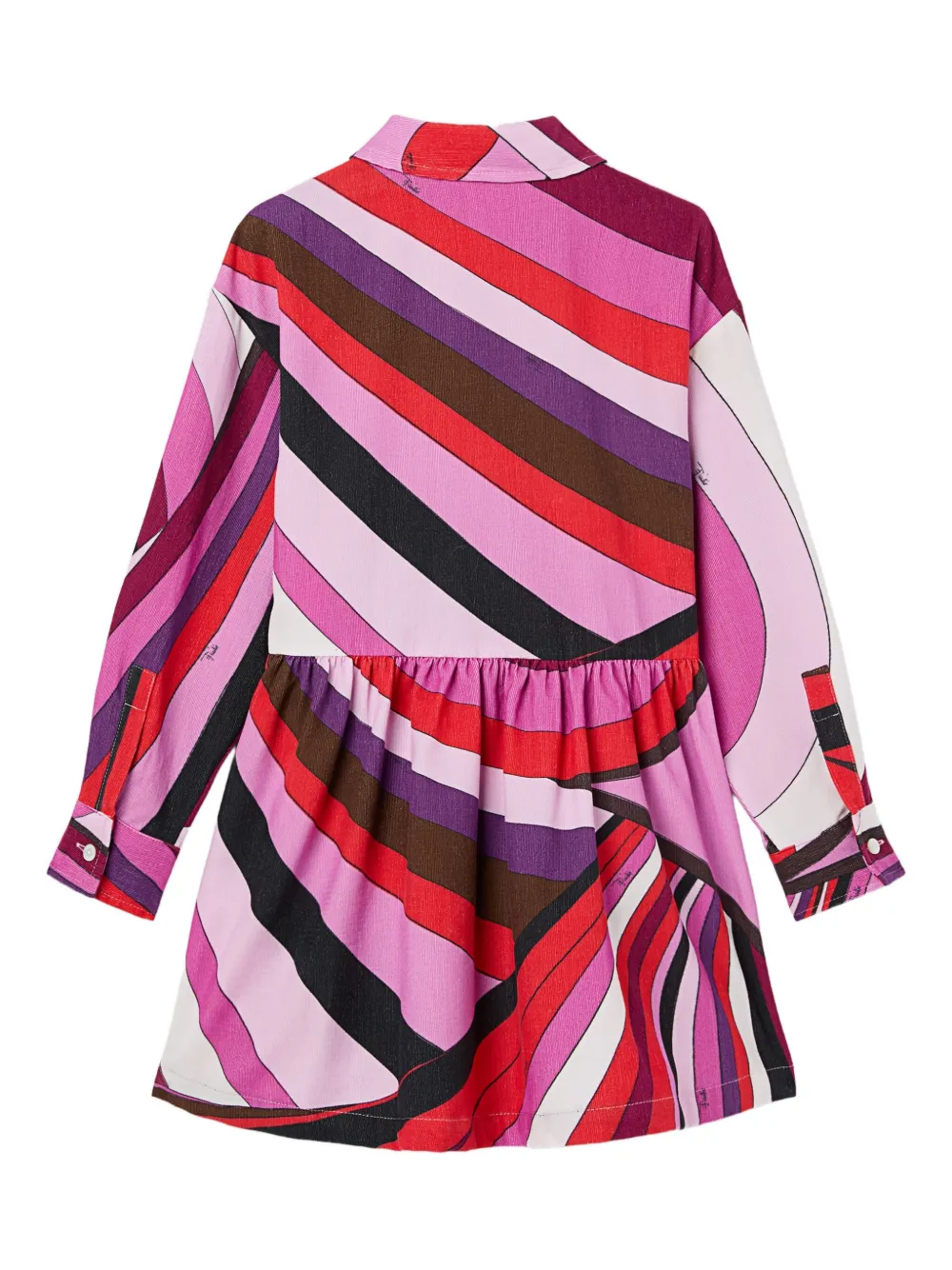 Pucci Junior Iride-printed Dress In Pink