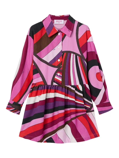 PUCCI Junior Iride-printed dress