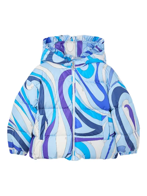 PUCCI Junior marmo-print jacket