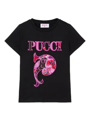 PUCCI Junior Girls T-Shirts - Shop Designer Kidswear on FARFETCH